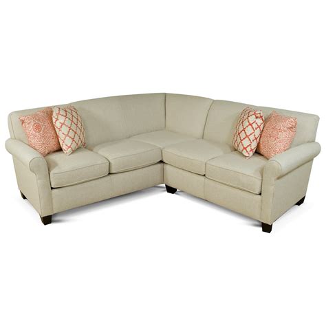 Small Corner Sectional Sofa England Angie Small Corner Sectional Sofa | Dunk & Bright Furniture ...