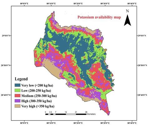 Potassium availability map | Download Scientific Diagram