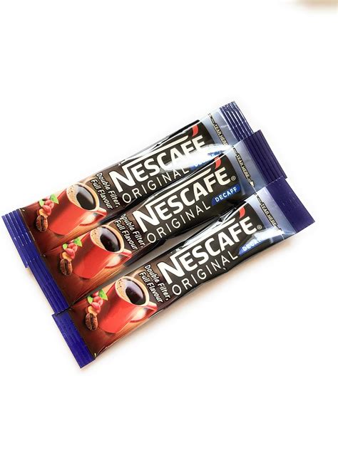 Buy 100 x Nescafe Original Decaff sachets sticks Instant Coffee Online ...