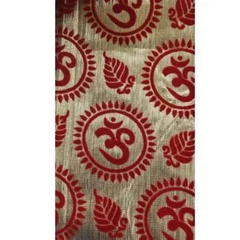 Silk Printed flok Fabric, for Garments, Packaging Type: Roll at Rs 35 ...