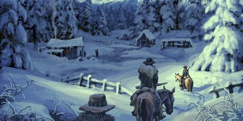 Red Dead Redemption 2 Overlooked Concept Art Surfaces Online