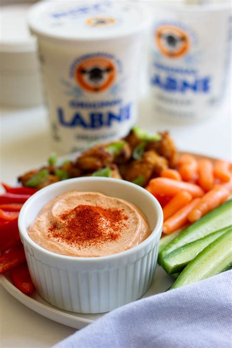 It only takes five minutes to make this gochujang labnne dip