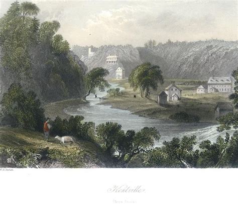 Historic idealized print of Kentville, Nova Scotia, Canada. | Kentville, Nova scotia, Places to ...