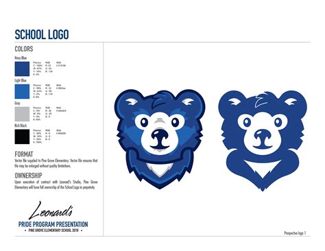 Pine Grove Elementary School Logo Rebrand on Behance