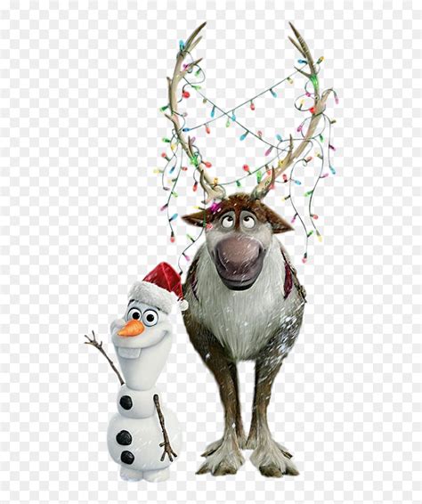 Frozen Olaf And Sven Ready For Christmas - Olaf And Sven, HD Png ...