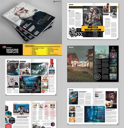 30 Magazine Templates With Creative Print Layout Designs