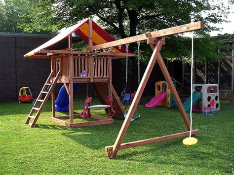 DIY Swing Sets And Slides For Amazing Playgrounds