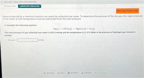 Gases produced by a chemical reaction can easily be | Chegg.com