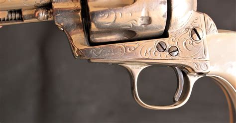 Engraved Colt SAA Revolver