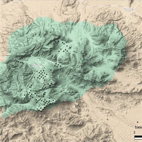 Map of the Chisos Mountains focused conservation assessment plot... | Download Scientific Diagram