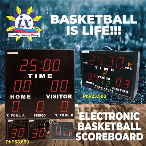 Tronix Electronic Basketball Scoreboard | Basketball scoreboard ...