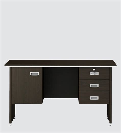 Buy Integra Small Executive Desk in Vermount Finish by Spacewood Online ...