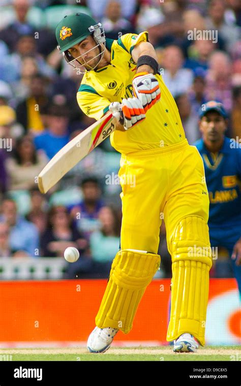 LONDON, ENGLAND - June 17:Australia's Glenn Maxwell batting during the ...