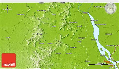 Physical 3D Map of Farakka