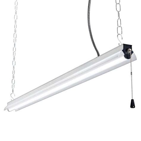 Lot of 2 Braun 4ft LED Hanging Shop Lights - 5000 Lumens - Dutch Goat