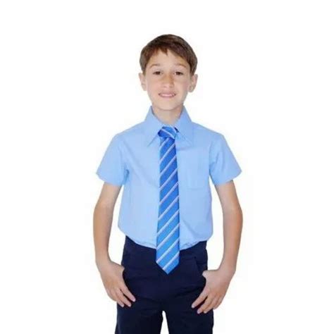 Blue Vogue Cotton Kids Boy School Uniform Set, Size: 16-30 at Rs 325/set in Siwan