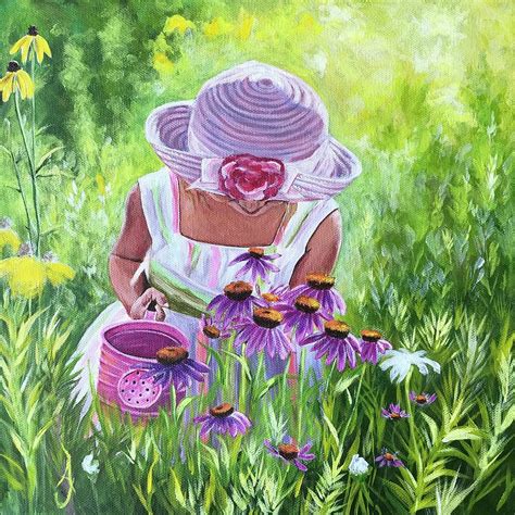 Mae's Flowers Painting by Alana Judah - Fine Art America