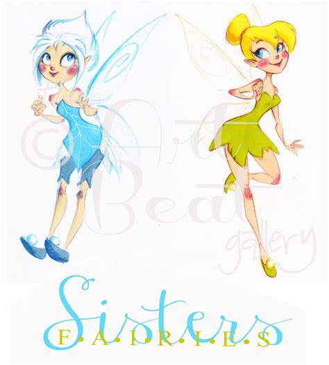 Tinkerbell and her sister Periwinkle from the Disney film Tinkerbell: Secret of the Wings ...