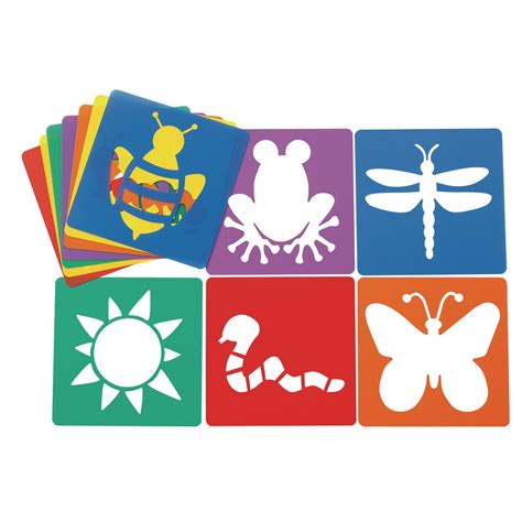 Colorations? Garden Stencils - Set of 12 Designs - Walmart.com