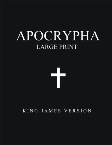 Apocrypha (Large Print): King James Version - 9781088132104 - Walmart.com