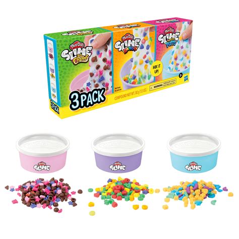 Play-Doh Slime Cereal Themed 3-Count, 4.5-Ounces Slime - Walmart.com