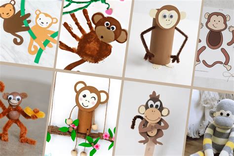 30+ Monkey Crafts and Activities for Preschoolers