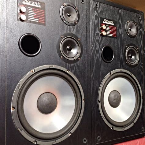 ACOUSTIC STUDIO MONITOR SERIES 3311 FLOORSTANDING SPEAKERS !!!, Audio ...