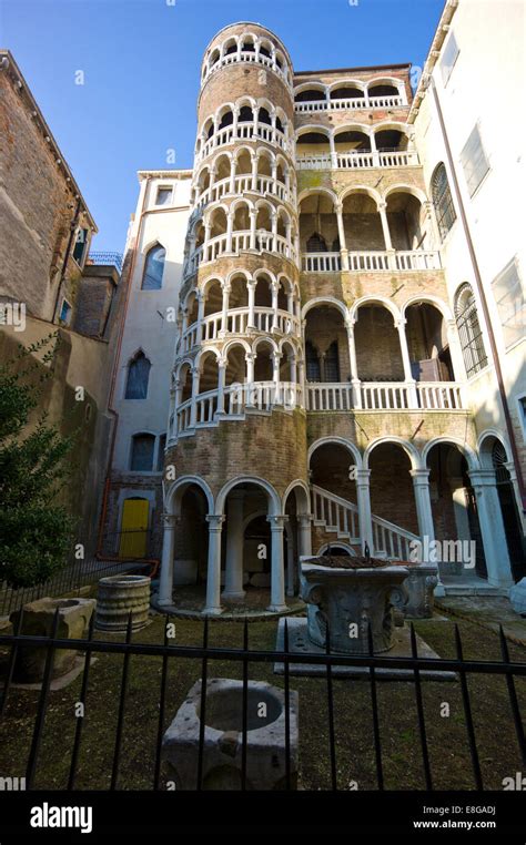 Bovolo staircase, Venice, Italy Stock Photo - Alamy