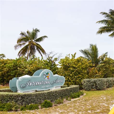 The Entrance to Key West International Airport in Key West, Florida ...