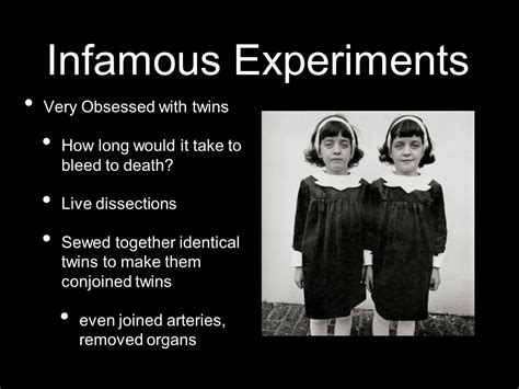 Josef Mengele Twins Conjoined