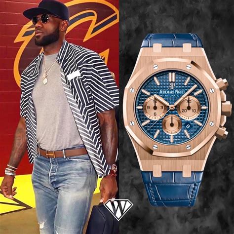 LeBron James Pink Gold Audemars Piguet Royal Oak Chronograph ...