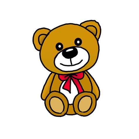 How to Draw a Teddy Bear - Step by Step Easy Drawing Guides - Drawing ...