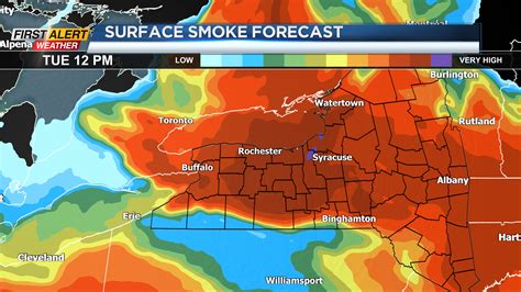 First Alert Weather: Tracking wildfire smoke for another couple days - WHEC.com