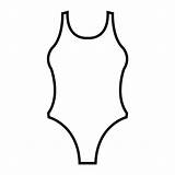 Swimsuit Coloring Pages sketch template