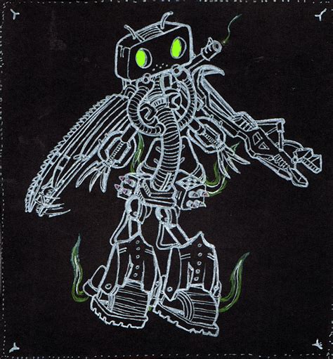 Black and White Robot by Super-Wooper on DeviantArt