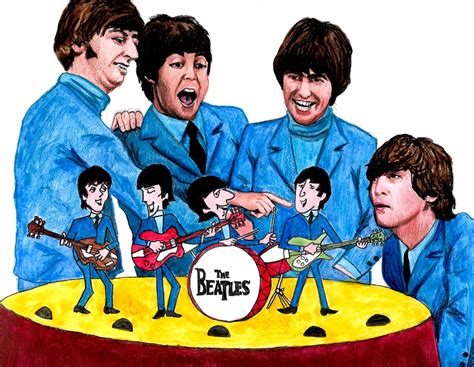 Fondos de Pantalla 1857x1440 The Beatles Dibujado John Lennon Paul ...