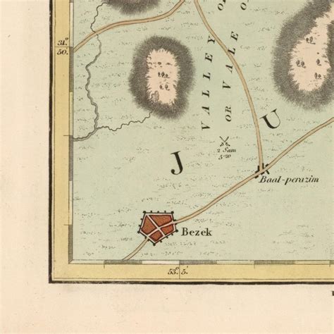 Old Map of Jerusalem 1819 Very Rare Map Antique Map Fine - Etsy