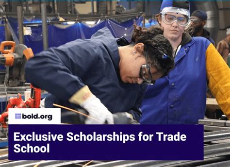 Top 90 Trade School Scholarships to Apply for in October 2024 | Bold.org