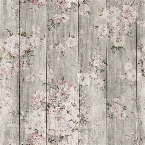 Wood Texture Floral | Wood wallpaper bedroom, Wood texture, Floral wallpaper