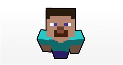 Images For > Minecraft Steve Template