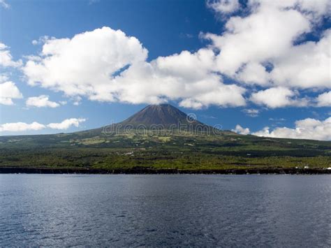 Volcano Mount Pico On Pico Island, Azores. Stock Image - Image of stratovulcano, geology: 62219255