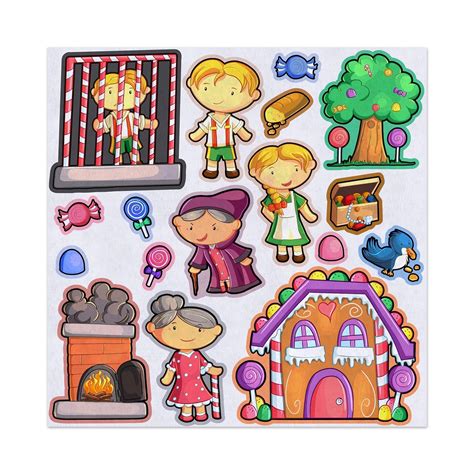 Amazon.com: Hansel and Gretel Story Adventure Felt Play Art Set Flannel Board Story Storyboard ...