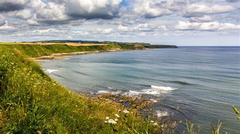 Cayton Bay, Famous For Its Sandy Sheltered Beach