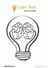 Lightbulb Coloring Pages  Coloring Nation sketch template