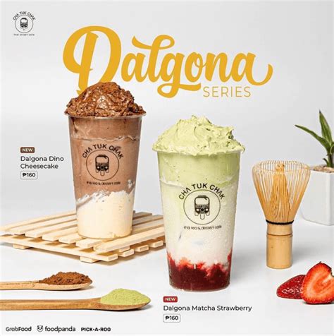 Try Dalgona-inspired milk tea from Cha Tuk Chak