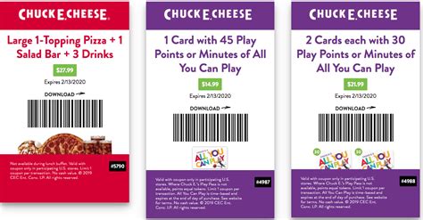 Chuck E Cheese Birthday Party Coupons / 6 Reasons To Party Like It S Your Birthday At Chuck E ...