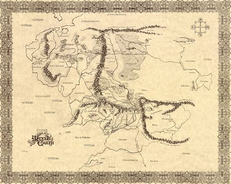 Lord of the Rings Map