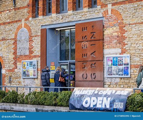 Close Up of Entrance and Sign To the Cheese & Grain Venue Building in ...