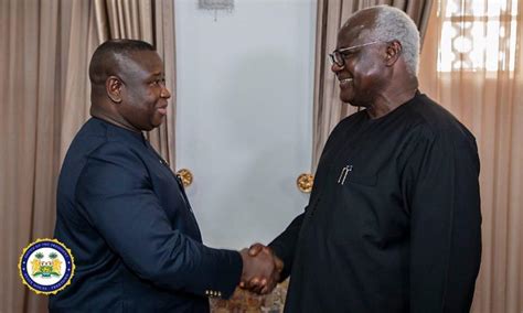 President Bio holds talks with former president Koroma at State House – Welcome to the Sierra ...