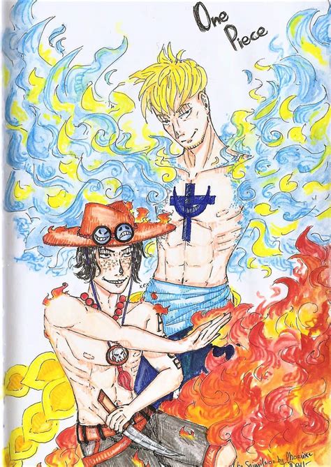 Ace and Marco by Saimil on DeviantArt